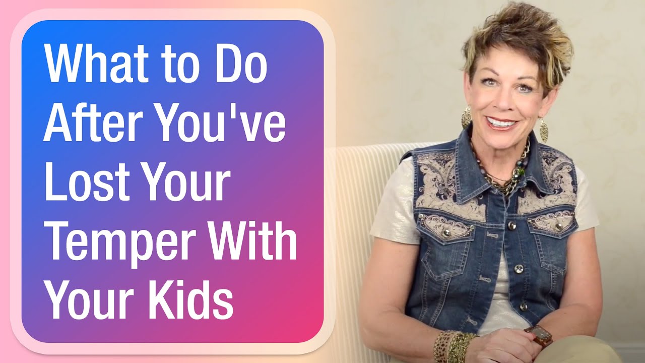 What to Do After You've Lost Your Temper With Your Kids