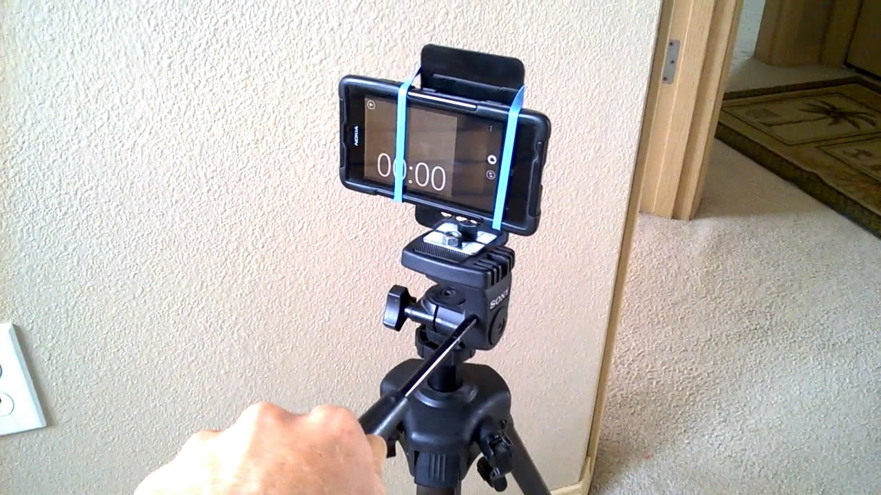 CELL PHONE TRIPOD MOUNT (fabrication)