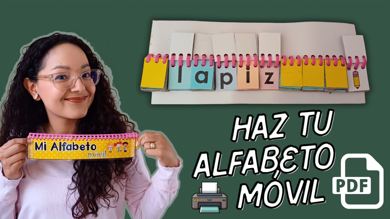 Alfabeto Móvil para Niños: Aprende a Leer y Escribir Formando Palabras | Juego Educativo Infantil