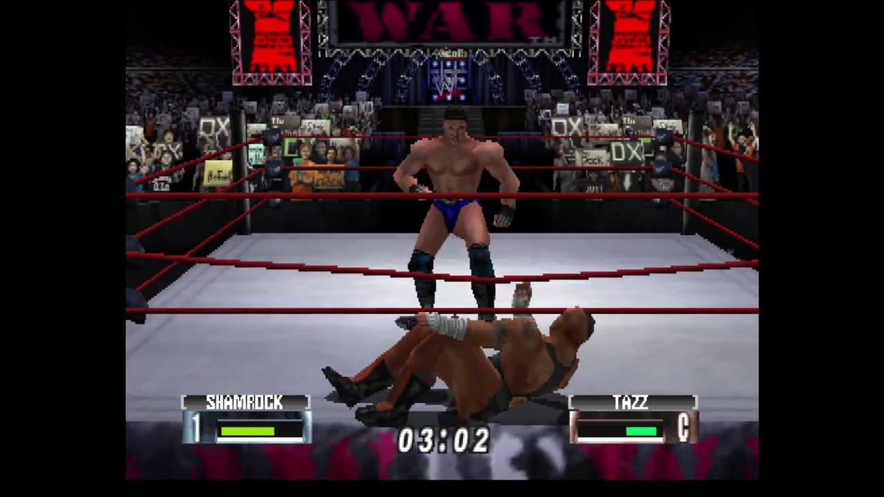 WWF No Mercy - N64 Gameplay - Ken Shamrock vs Tazz