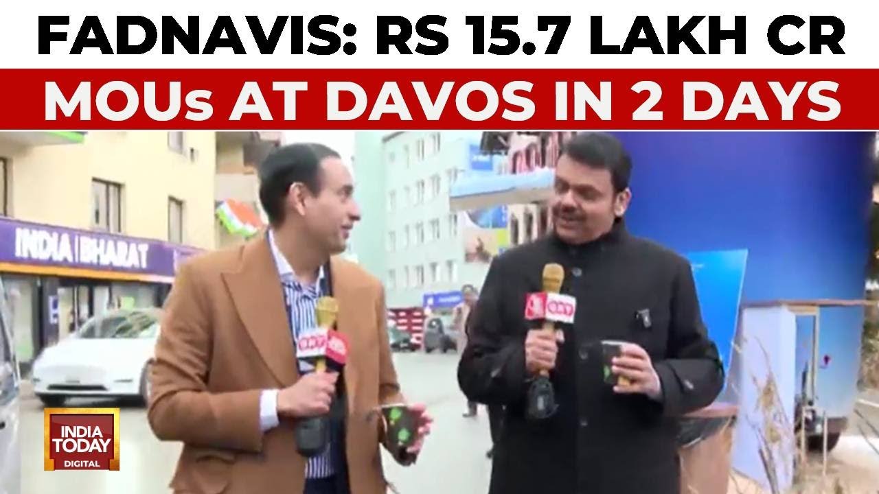 Fadnavis: 98% Of MOUs Signed At Davos Are From FDI, Bringing Foreign Money To India | Davos 2025