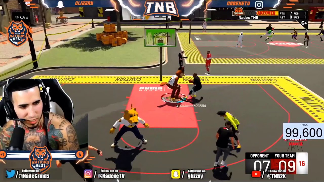Nade TNB getting dunked on Rip