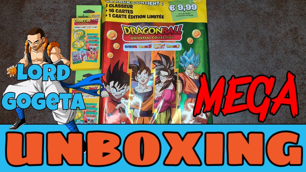 MEGA UNBOXING DRAGON BALL UNIVERSAL COLLECTION : CLASSEUR, +360 CARTES, PANINIMANIA, ...