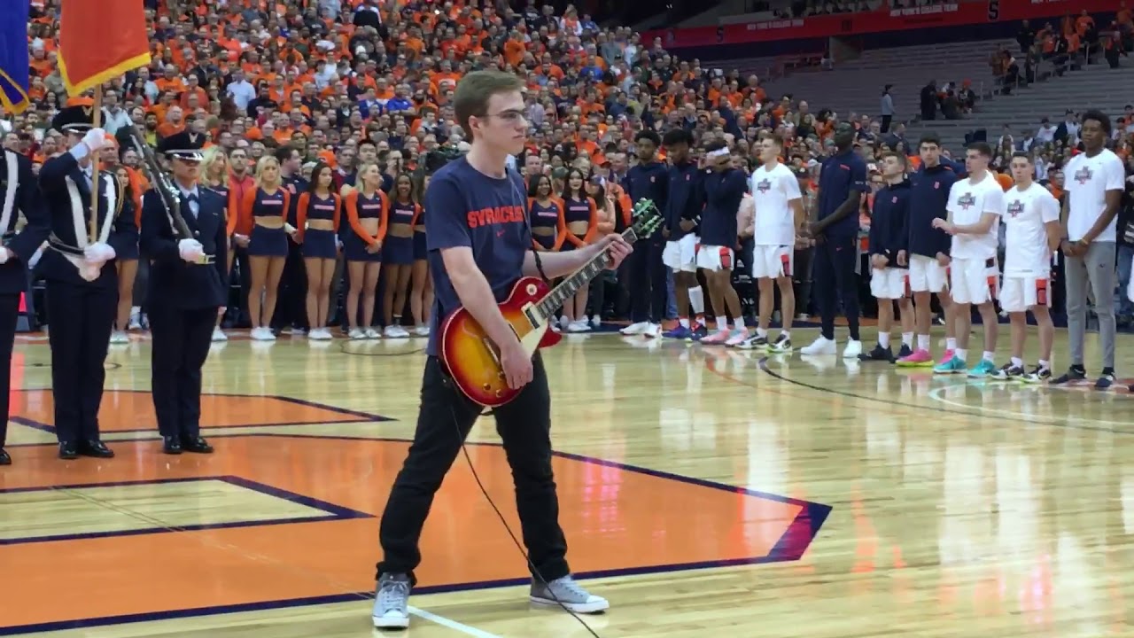 Guitar National Anthem Syracuse vs Duke 2/1/20