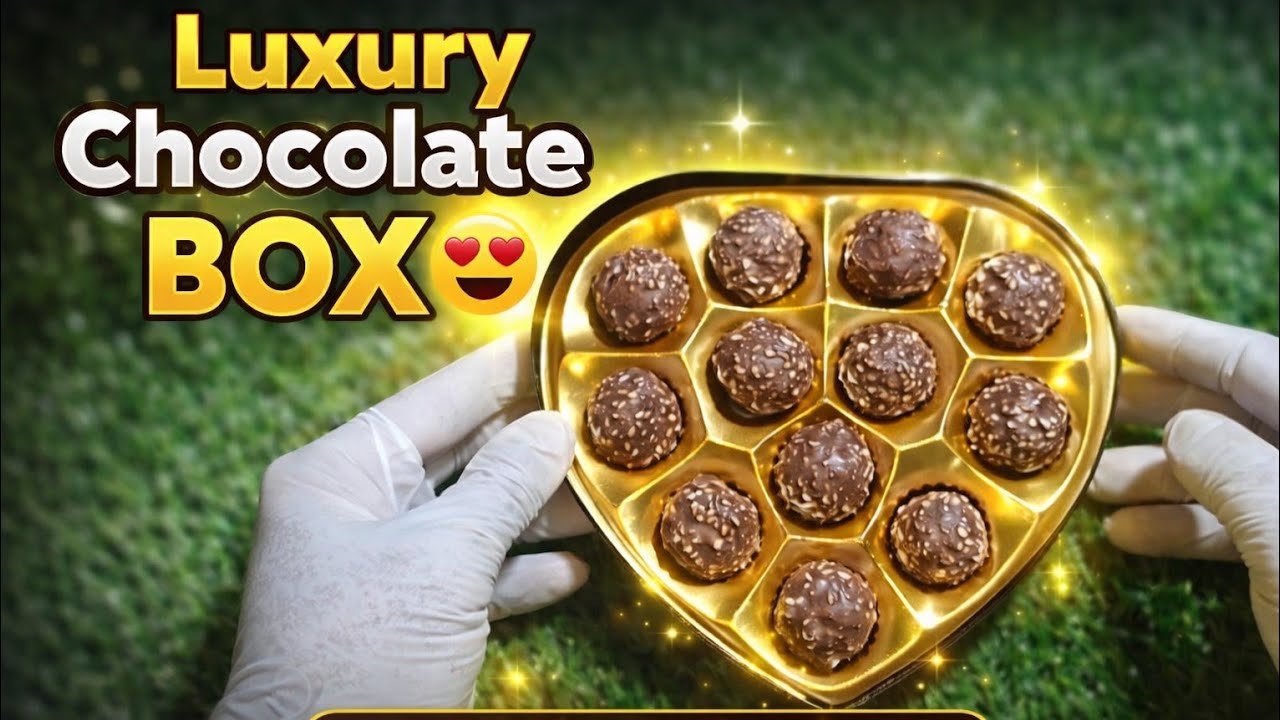 Delicious Chocolate Candy 🍫 | Chocolate Making Process #chocolate#chocolatecandy#chocolatemaking