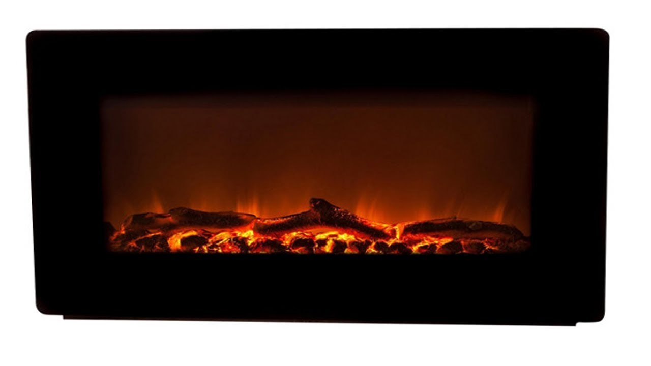 Fire Sense Black Wall Mounted Electric Fireplace Review