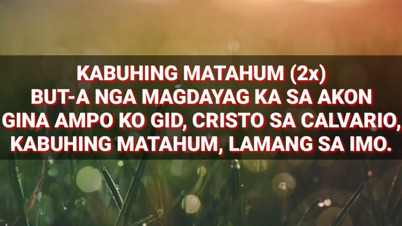 KABUHING MATAHUM