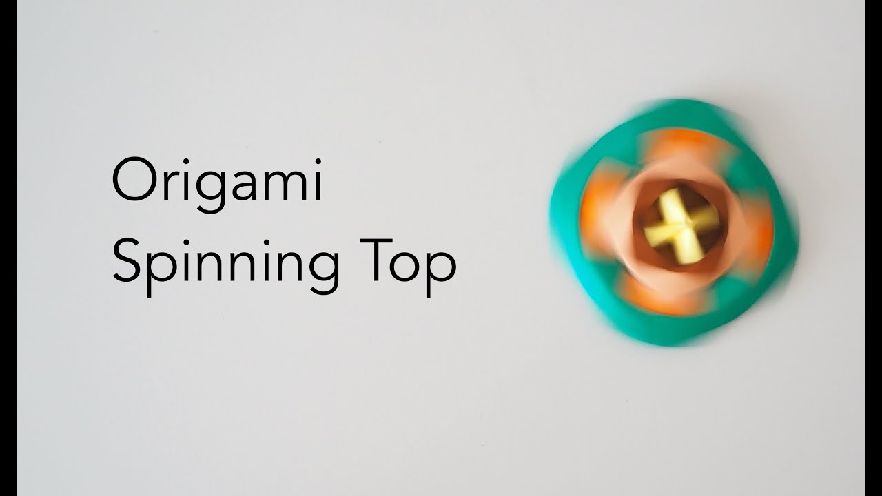 Origami Spinning Top