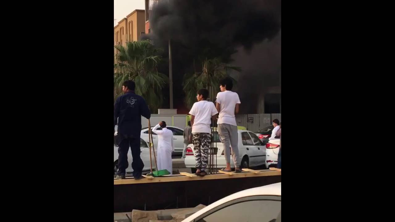 Saudi Arabia rode car fire
