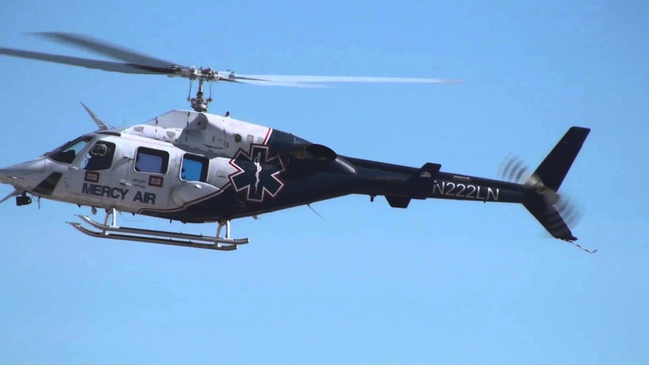 Mercy Air Helicopter landing