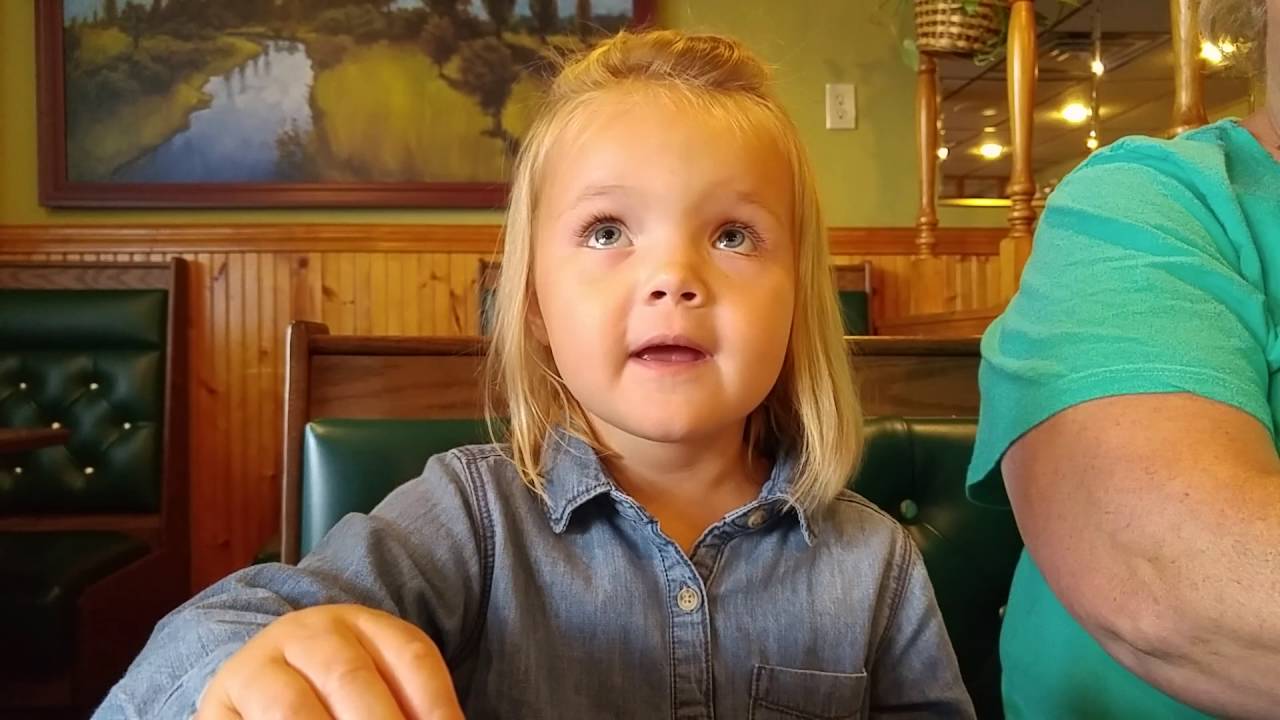 Just some casual dinner conversation with a 4-year old