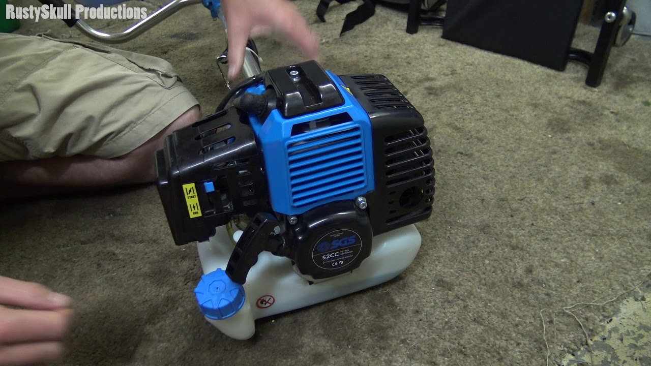 How To Start a Strimmer - RustySkull Productions