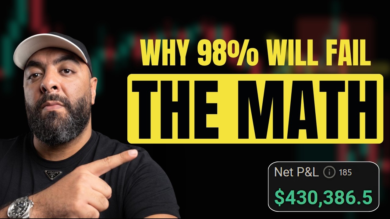 Why 98% of Traders WILL Fail (The undeniable MATH)