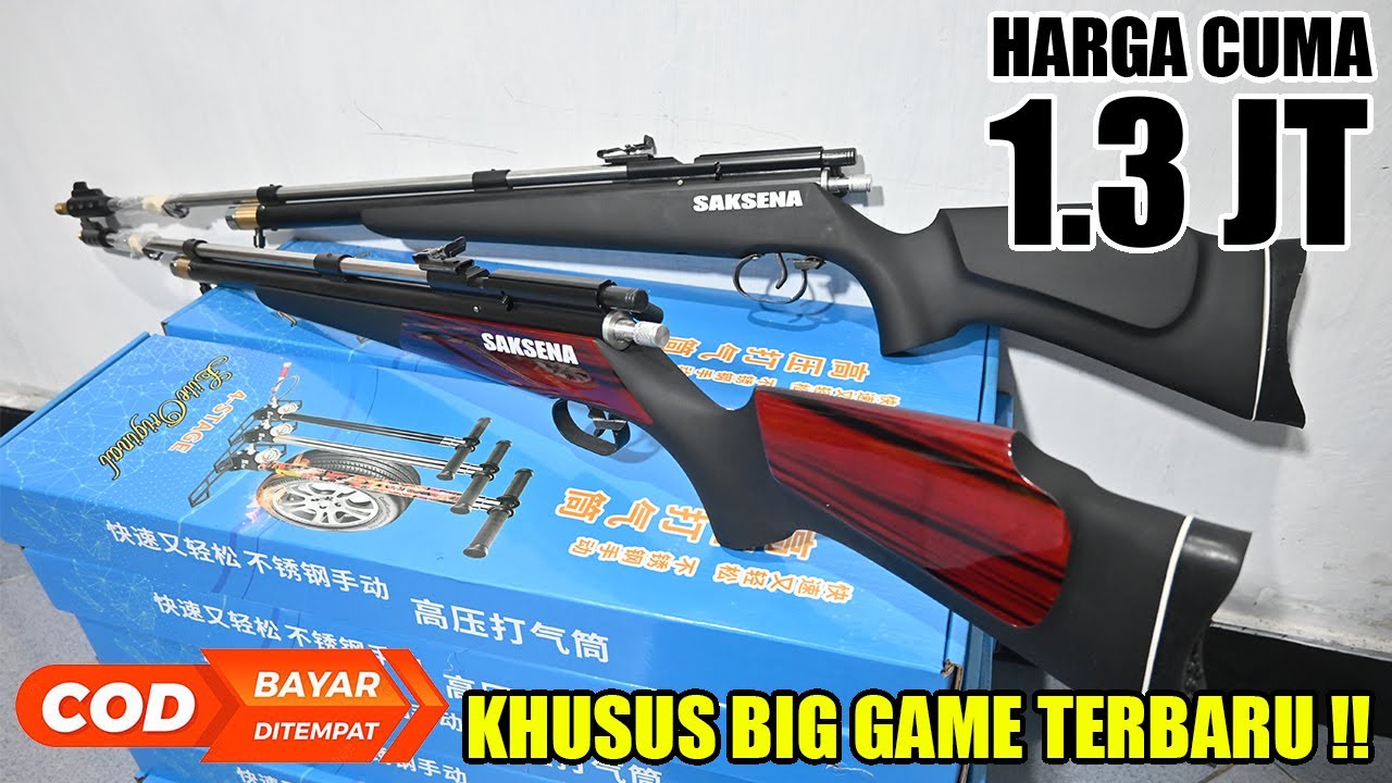 Senapan angin pcp ringan harga 1,3 jt cocok untuk big game (PCP SAKSENA BIG GAME)