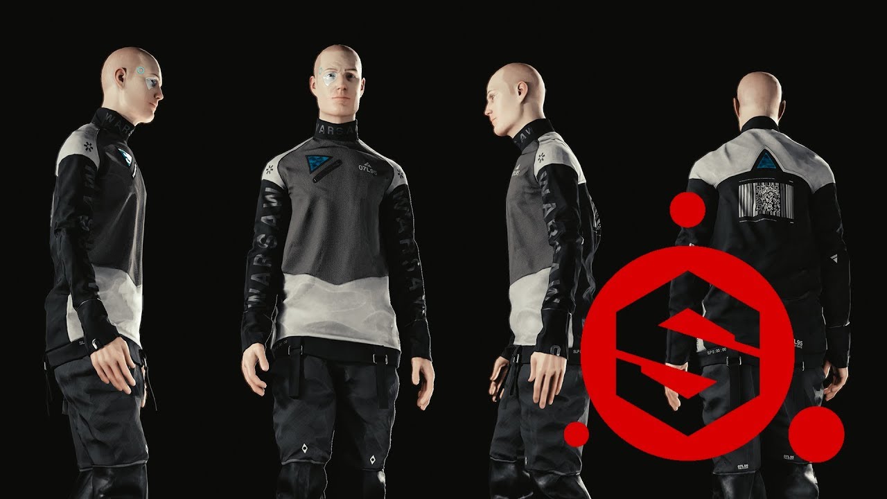 Detroit: Become Human - Fan art (Substance Painter Timelapse)