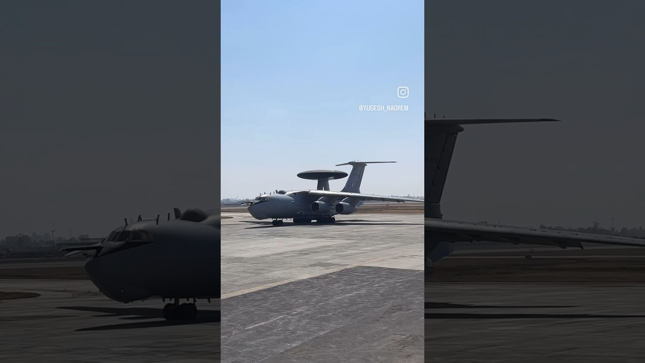 🇮🇳IL-76 AWACS   &hellip;.. #aviation #il76 #awacs #military #shorts #trending #airforce #indianairforce