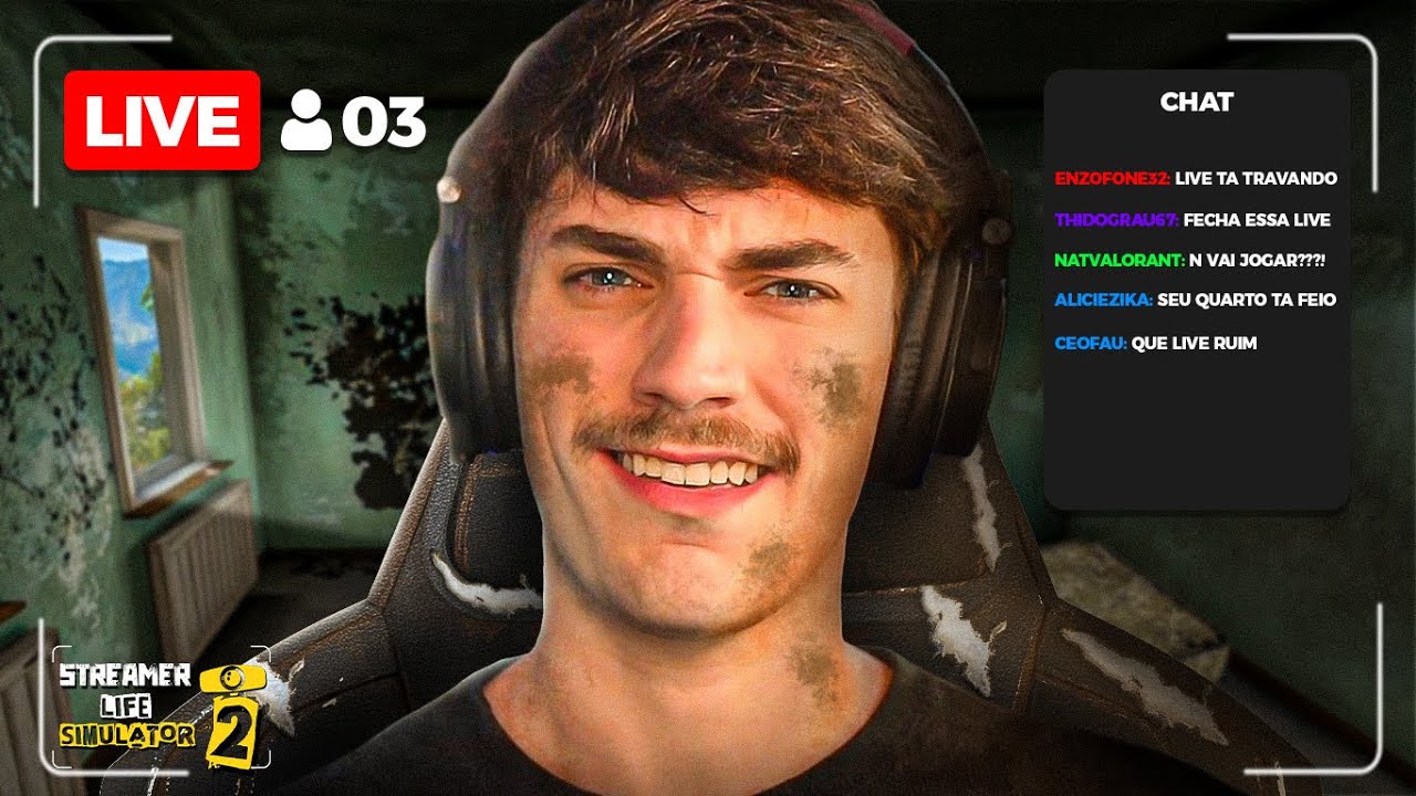 EU VIREI STREAMER!!! | Streamer Simulator