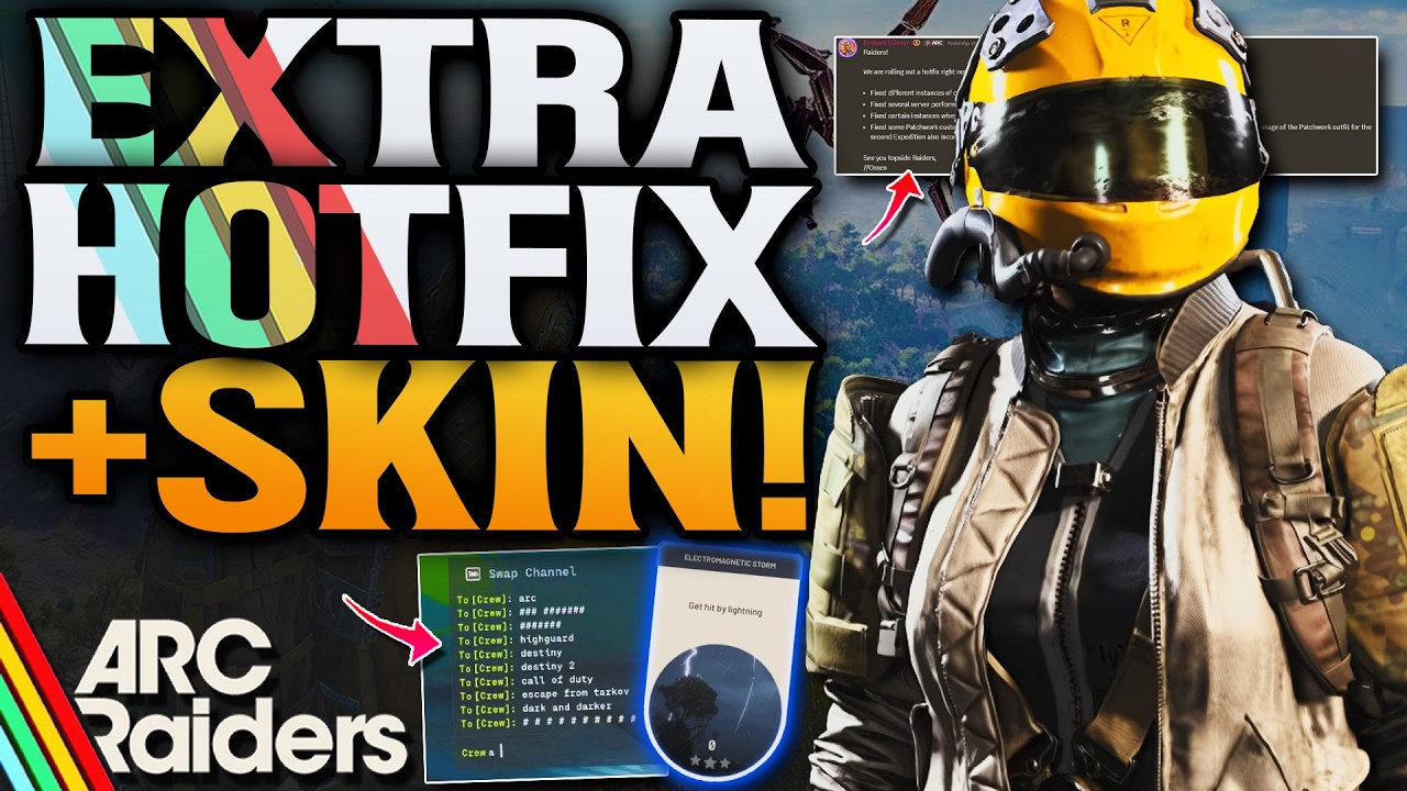 ARC Raiders New Skin! & Devs Drop Hotfix!