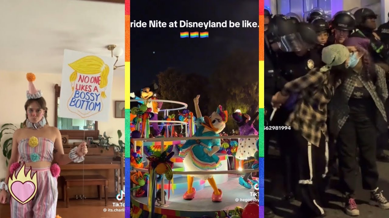 the queer tiktok compilation equivalent of a pride parade - happy gay month🌈✨