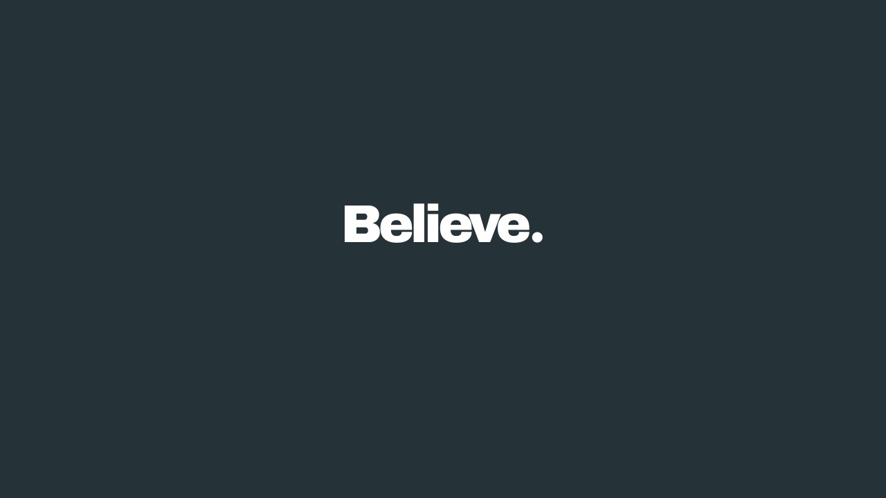 It Starts with Belief - Motivational Speech