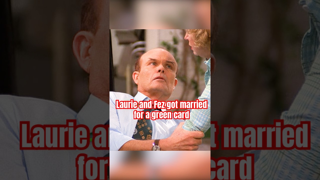 Laurie and Fez got married for a green card.#foryou #drama #that70sshow #funny