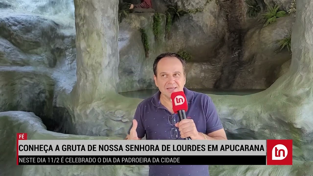 Conheça a Gruta de Nossa Senhora de Lourdes, em Apucarana