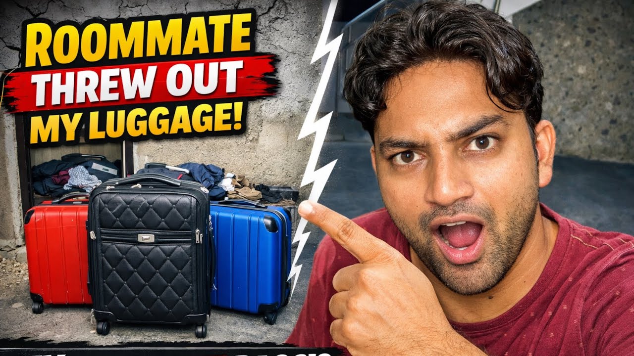 My Roommate Threw My Luxury Luggage Outside 😡 | I Was Shocked!