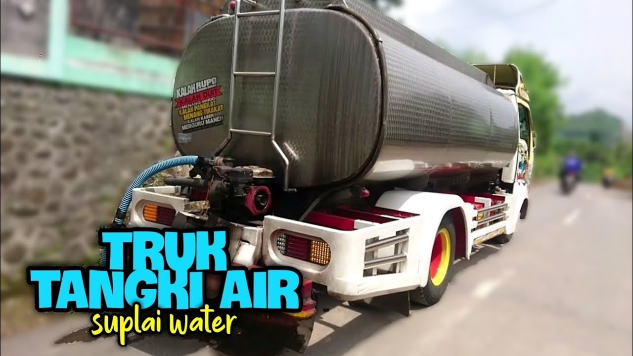TRUK TANGKI AIR MENGISI DRUM | TRUK TANGKI | TRUK | TANGKI