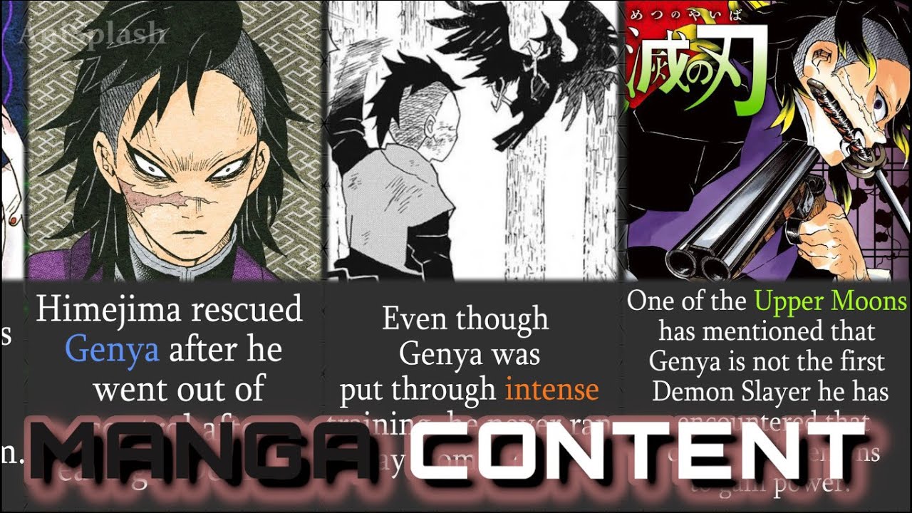 INTERESTING FACTS ABOUT GENYA SHINAZUGAWA FROM DEMON SLAYER THAT YOU MAY HAVE NOT KNOWN