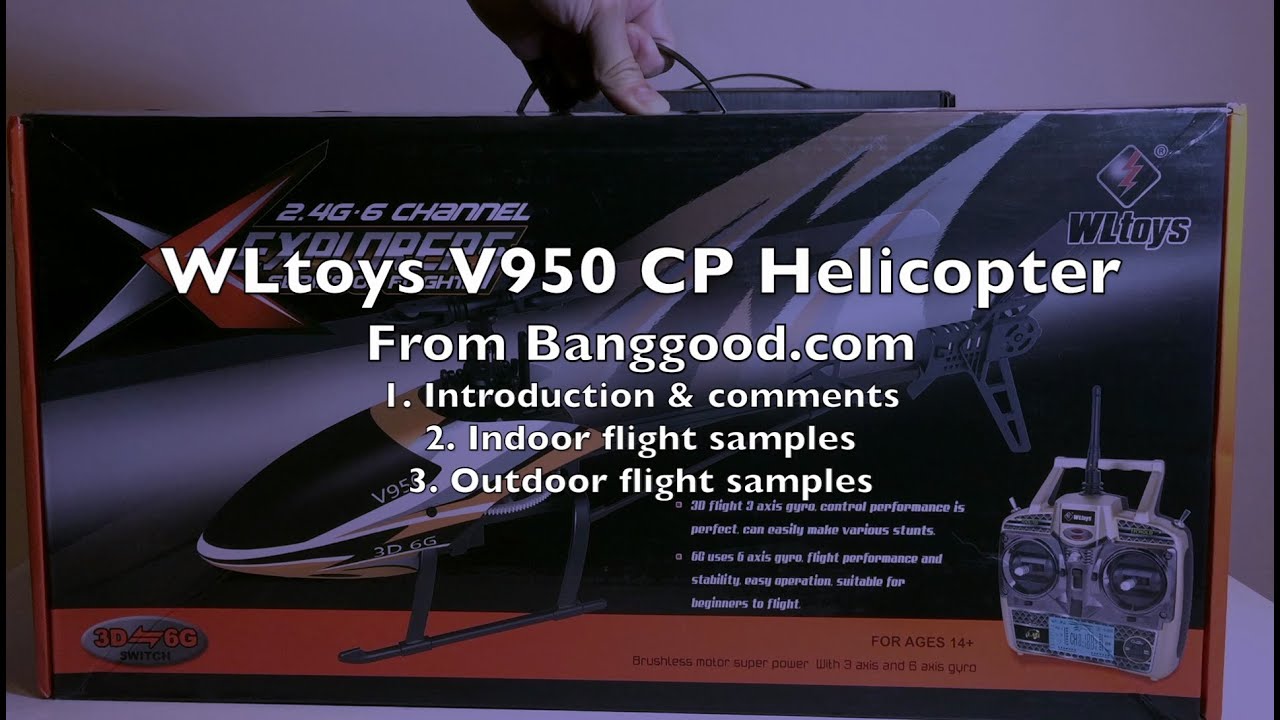 🚁WLtoys V950 Collective Pitch RTF Helicopter