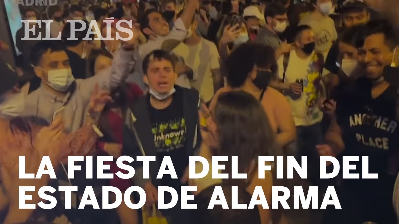 Fin de ESTADO de ALARMA: los botellones y las FIESTAS sin medidas de seguridad toman las calles