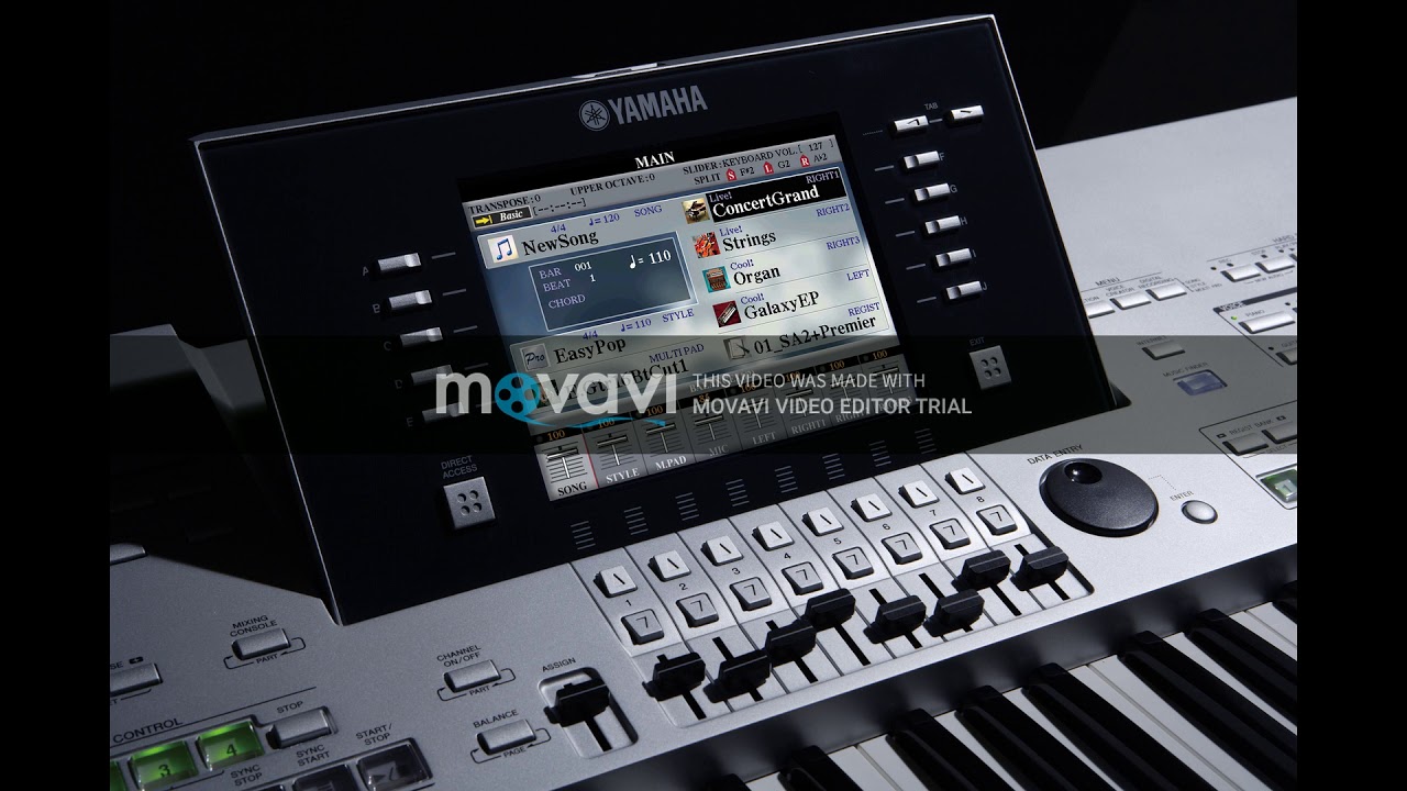 yamaha tyros 3,4,5,genos bass i kontra set