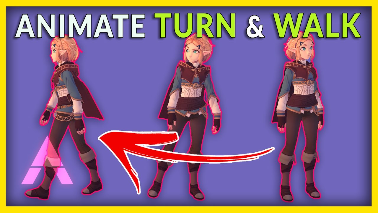 Animate a Turn and Walk Fast!