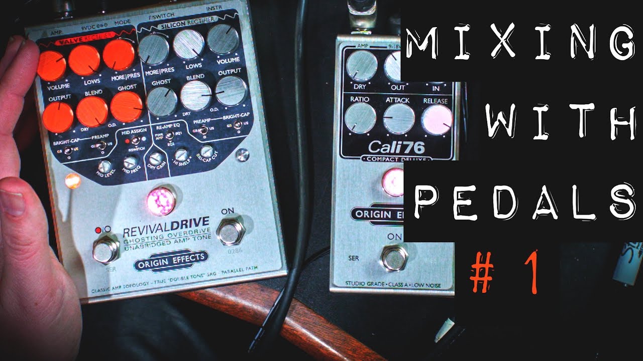 Mixing with Pedals #1: Reamping Guitar with Only Pedals - Origin Effects Revival Drive