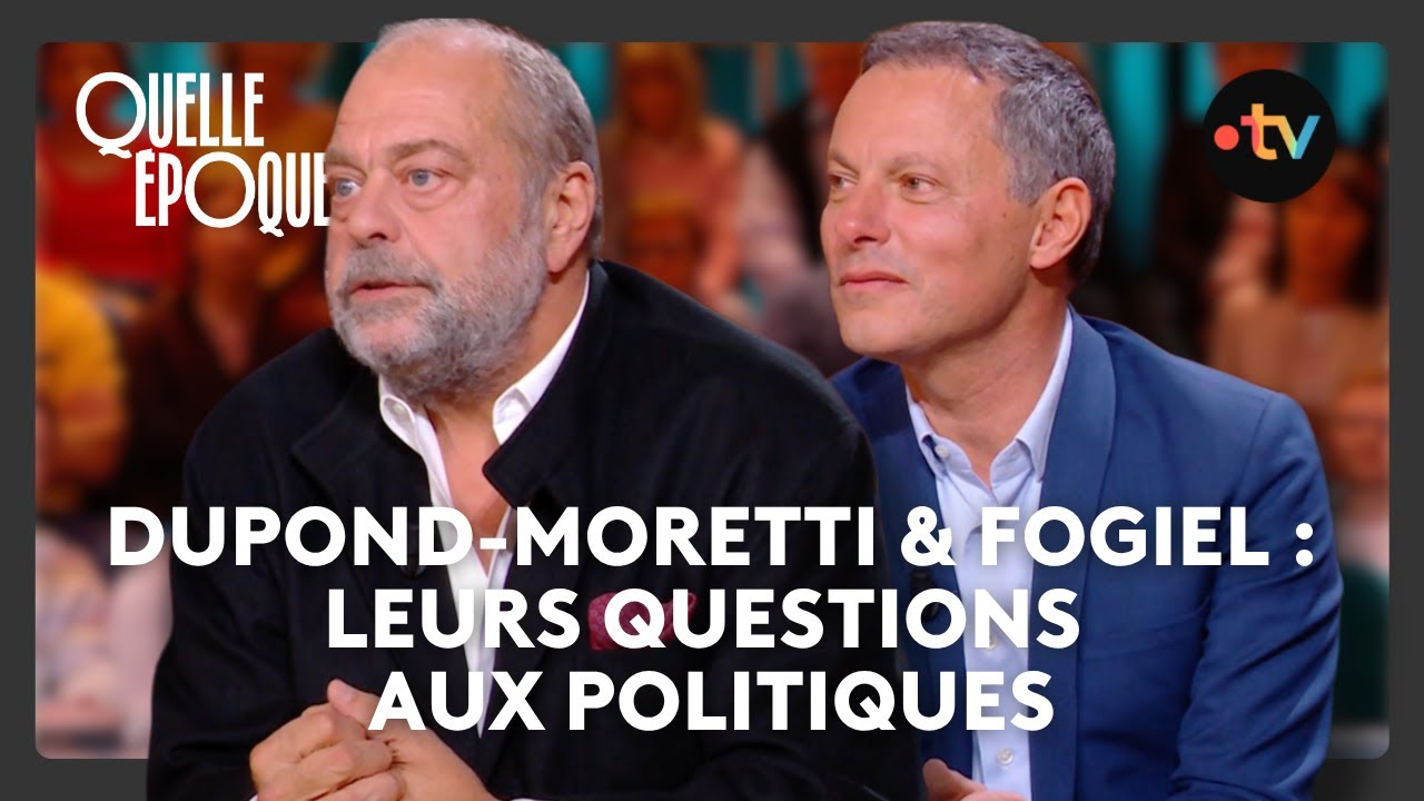 Le Photocall d'&Eacute;ric Dupond-Moretti et Marc-Olivier Fogiel - #QuelleEpoque 27 septembre 2025