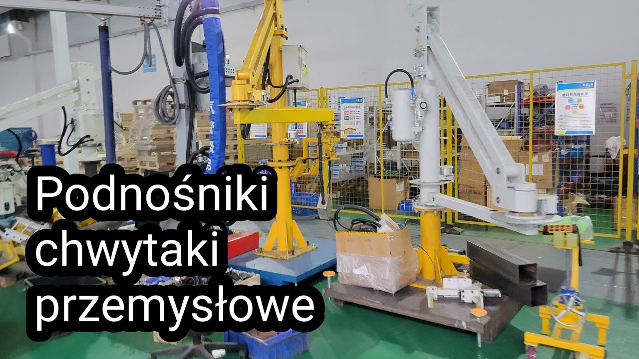 Podnośniki chwytaki przemysłowe #chiny #ev #elektryki #fabryki