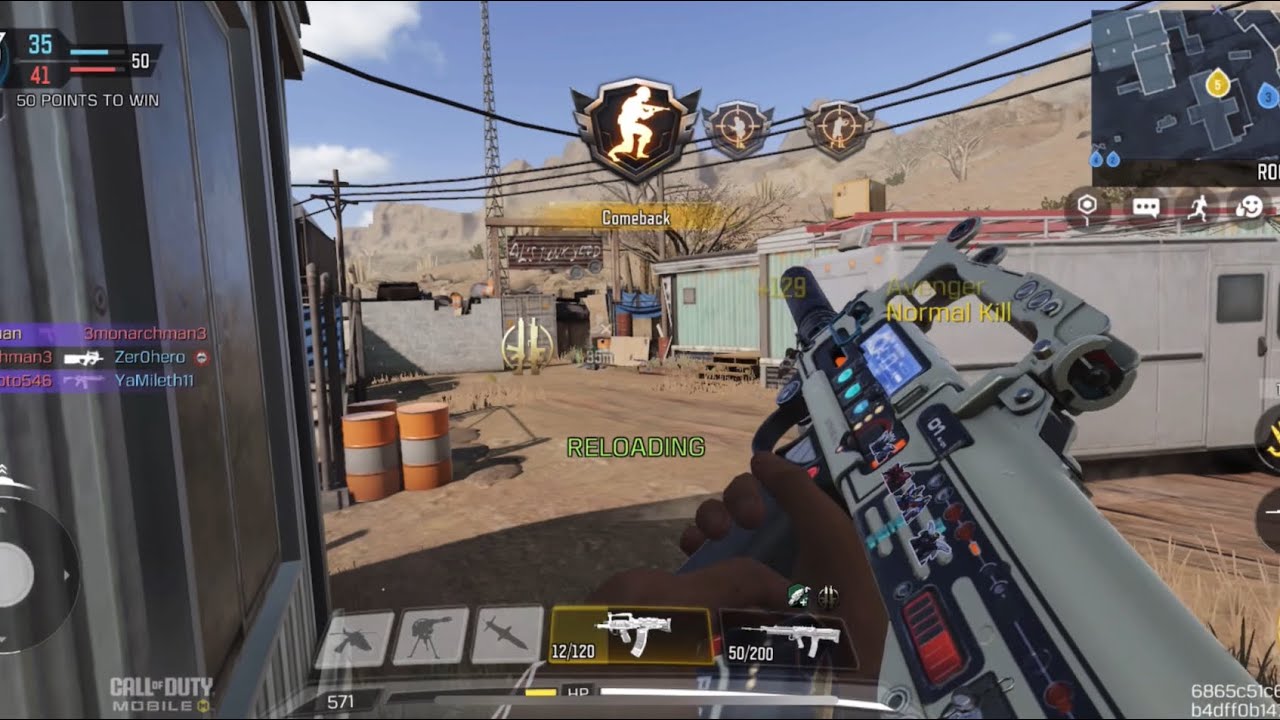 using the Groza Loadout | Call Of Duty Mobile Multiplayer Gameplay 