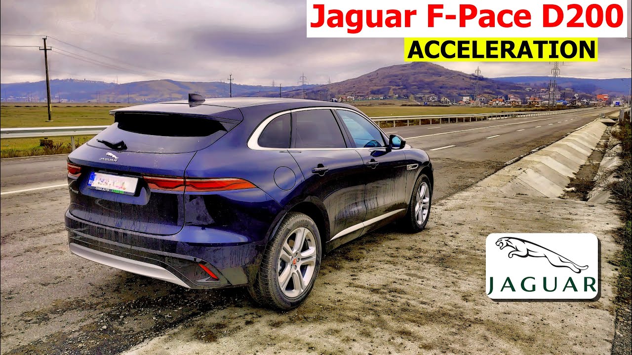 Jaguar F-Pace D200 acceleration 0-100, 1/4 mile, 60-100, 80-120 | AWD | 2022 | GPS results