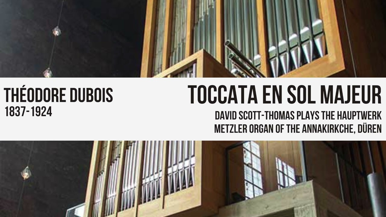 Dubois, Toccata in G major