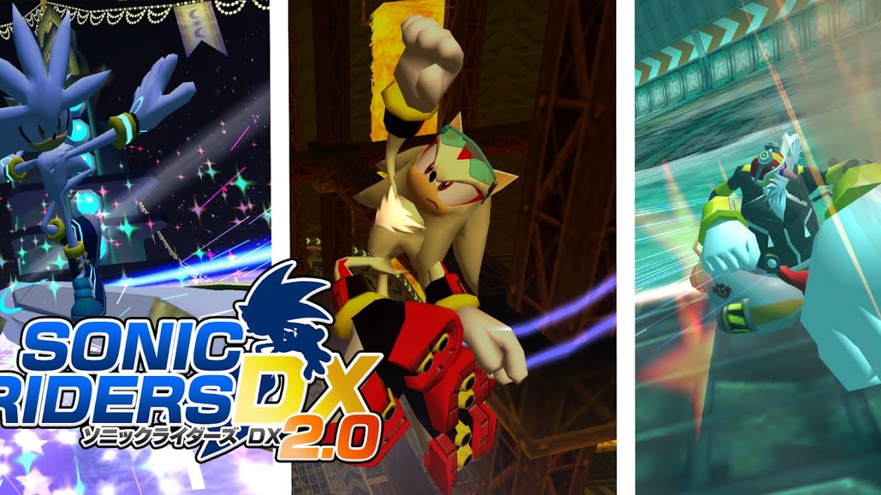 EXGL'S Biggest Update YET!!  [Sonic Riders DX V2.0] - New Characters, Super Forms, Gears, & More!