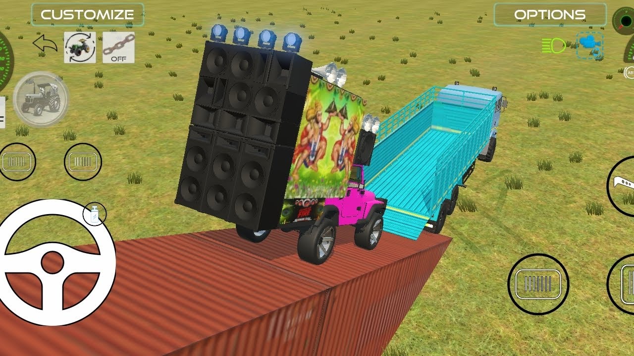 Drive truck and unloading for DJ setap loding in game crazy gamefly 🛑😱 🔥