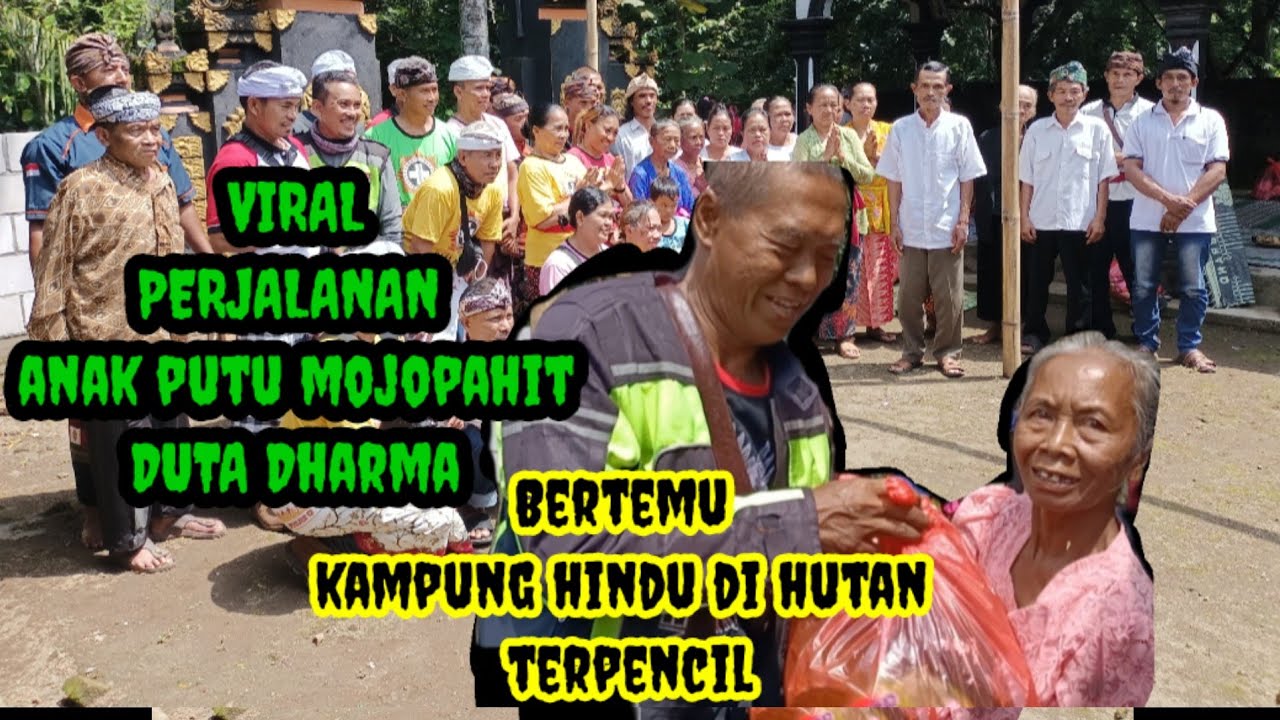 KEDIRI VIRAL..Penemuan Kampung Hindu terpencil di tengah hutan gunung Kelud..perjalanan DUTA Dharma