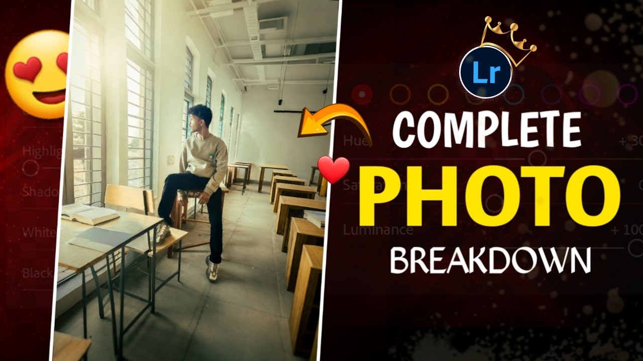 Complete Photo Breakdown With Lightroom Mobile 😱 ~ Mahend Editz