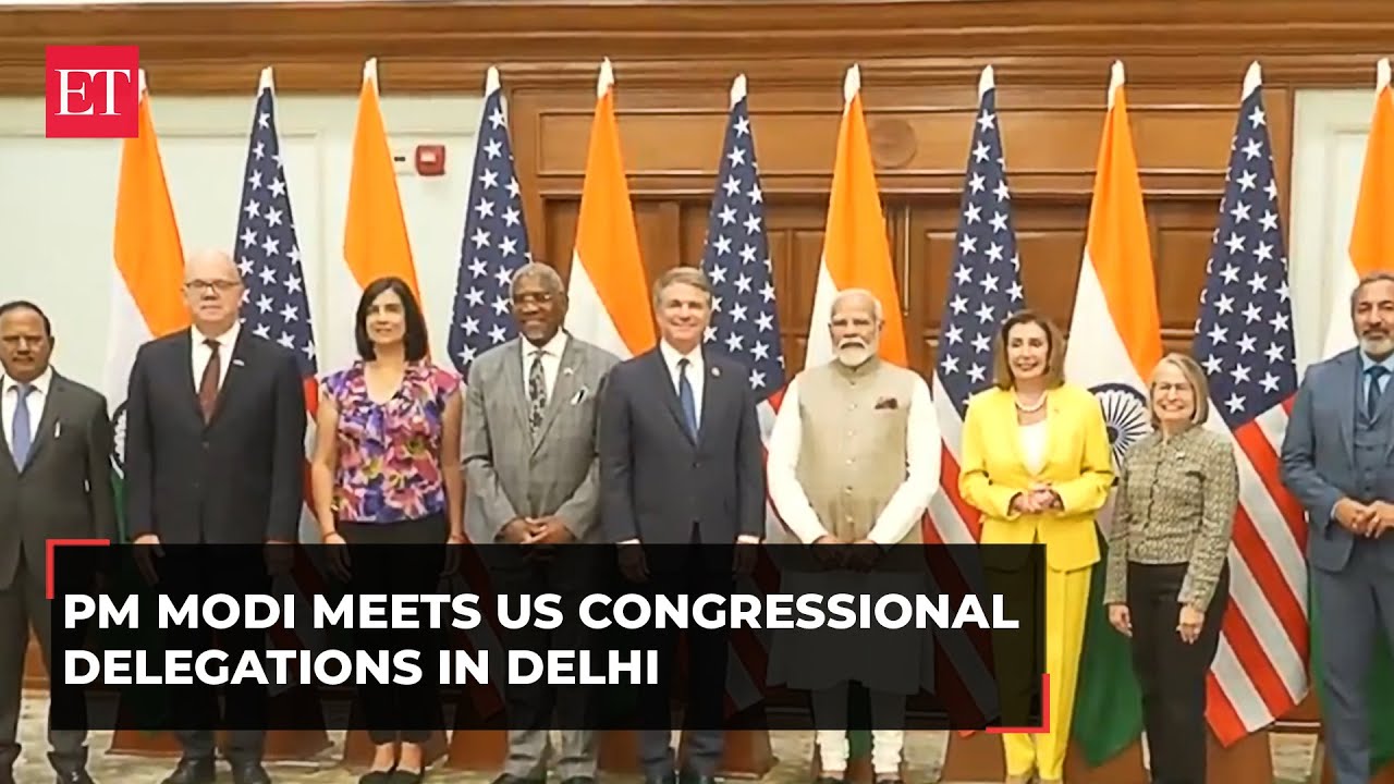 Nancy Pelosi to Michael McCaul, PM Modi meets bipartisan US Congressional delegations in Delhi