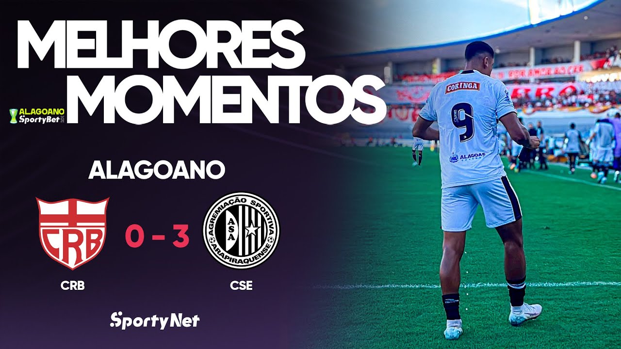 ASA GOLEIA O CRB PELO ALAGOANO  CRB 0 X 3 ASA - Melhores Momentos - Alagoano