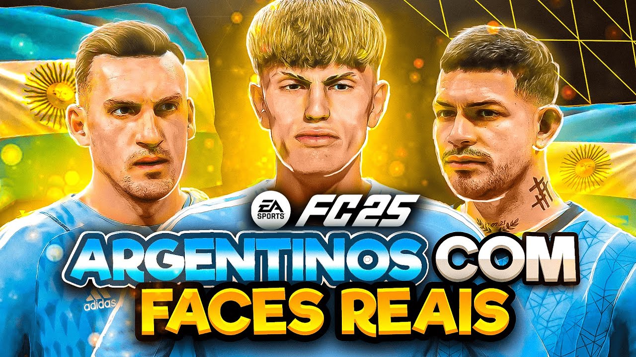 EA FC 25: АРГЕНТИНСКИЕ ИГРОКИ с РЕАЛЬНЫМИ ЛИЦАМИ для вашего РЕЖИМА КАРЬЕРЫ 🇦🇷