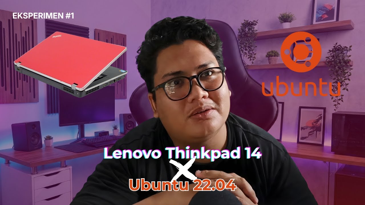Menghidupkan Lenovo Thinkpad 14 yang Mati & Setup Ubuntu 22.04 LTS | Eksperimen #1