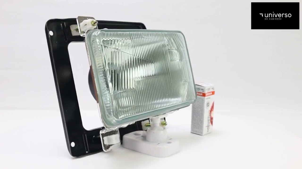Farol Caminhao Mb 1214 1418 1618 Bicudo Lampadas 12v - 157AKT  - Universo do Caminhão
