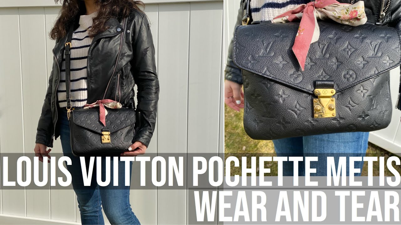 Louis Vuitton Pochette Metis Wear and Tear | Review Video | Two year update!