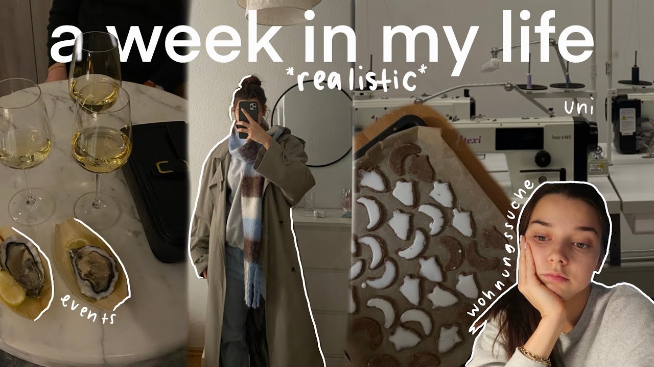 A REALISTIC WEEK IN MY LIFE / uni / realtalk / events / plätzchen backen / Anna's Journal